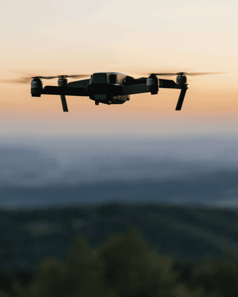 Drone Flying in the sky